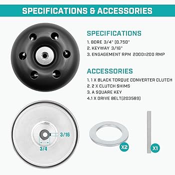 Amazon.com: Super 30 Series Torque Converter Driver Clutch